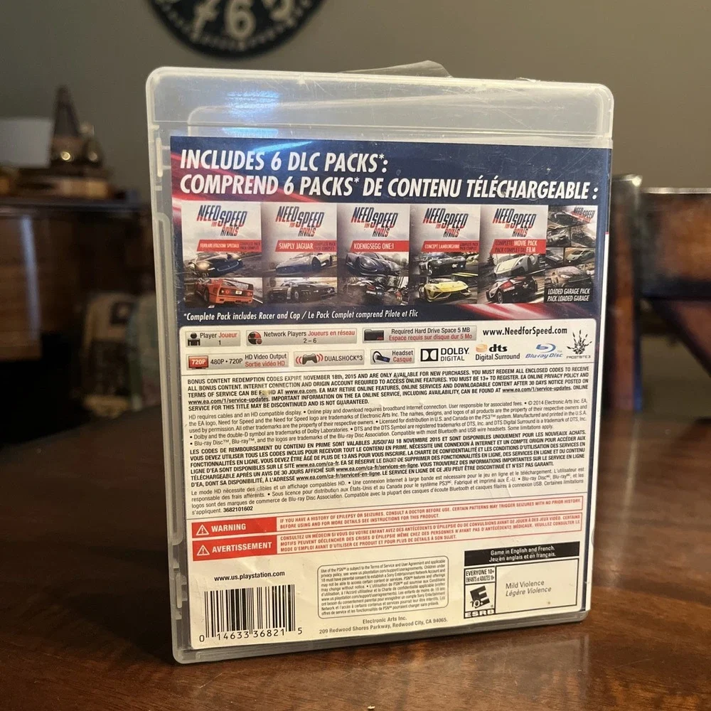 Need for Speed Rivals Complete Edition (PlayStation 3) - VGC